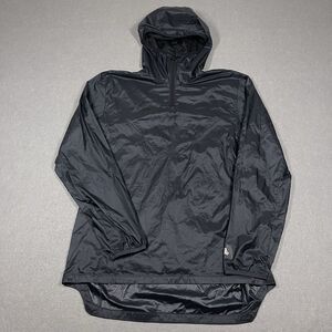 Adidas Jacket Mens Medium Black Tango Hooded Lightweight Windbreaker SAMPLE